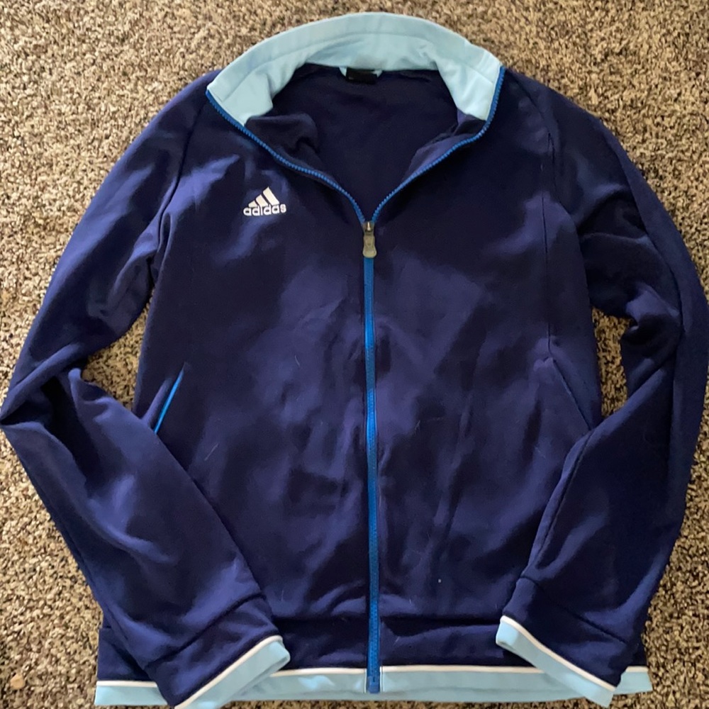 Vintage Adidas track zip up!!